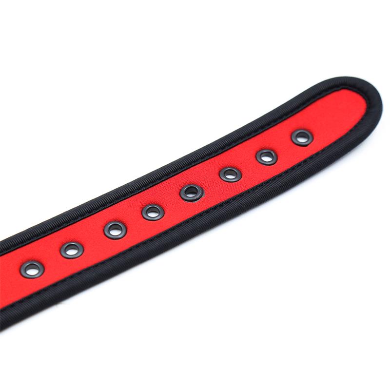 Neoprene Puppy Collar Adjustable Red – Image 4