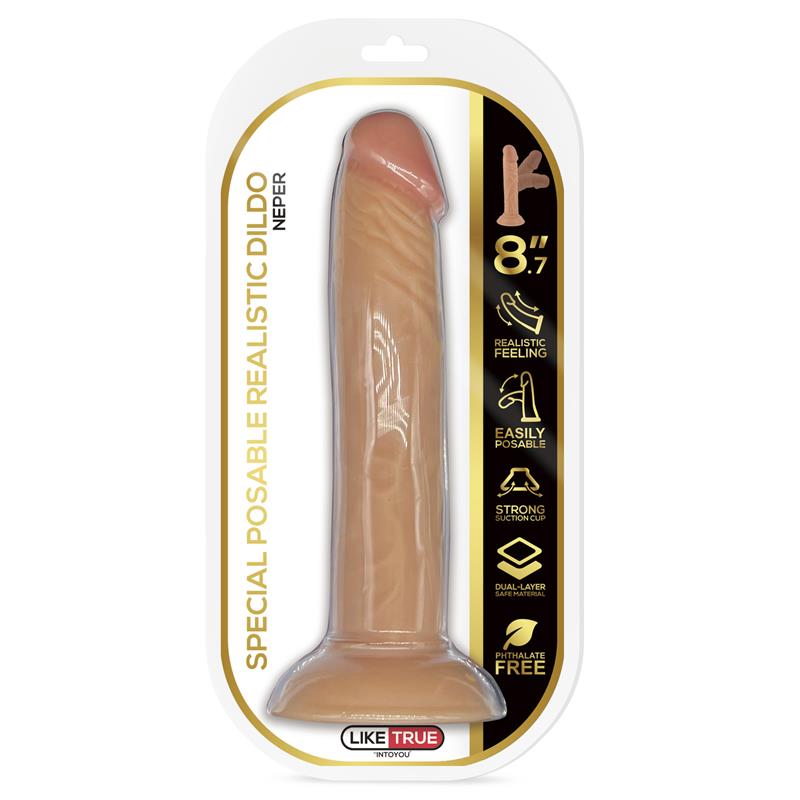 Neper Articulable-Posable Realistic Dildo 8.7 Flesh – Image 7