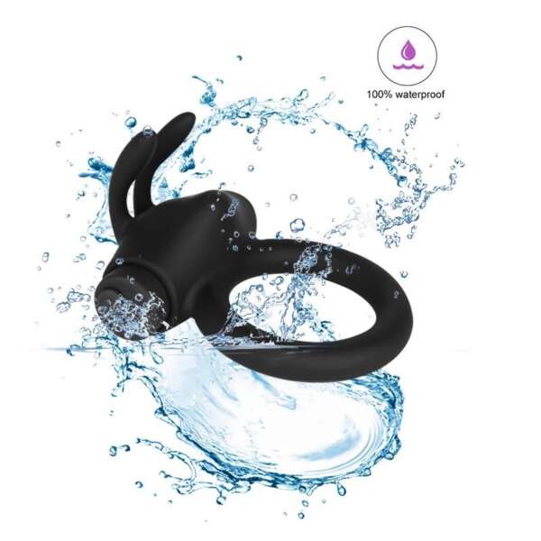 Neptune Vibrating Ring Silicone Rechargable USB – Image 9