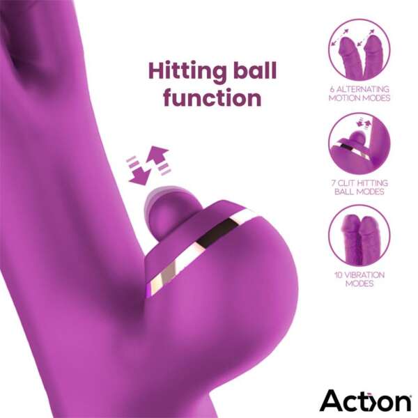 Nico Vibe with Clit Hitting Ball and Alternating Dildos – Image 5