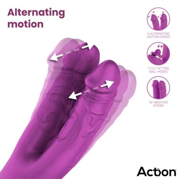 Nico Vibe with Clit Hitting Ball and Alternating Dildos – Image 8