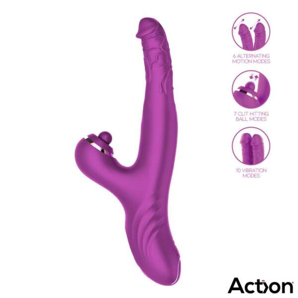 Nico Vibe with Clit Hitting Ball and Alternating Dildos – Image 9
