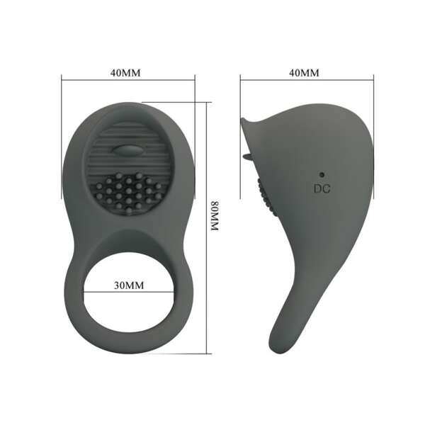 Nimbus Vibrating Cock Ring with Licking Tongue – Image 5