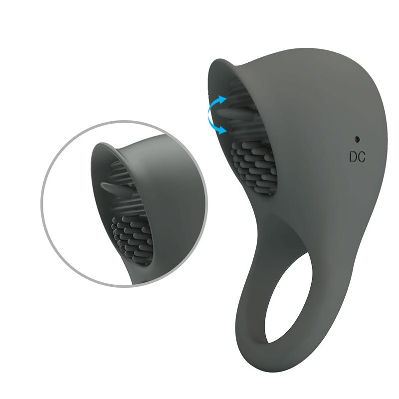 Nimbus Vibrating Cock Ring with Licking Tongue – Image 6