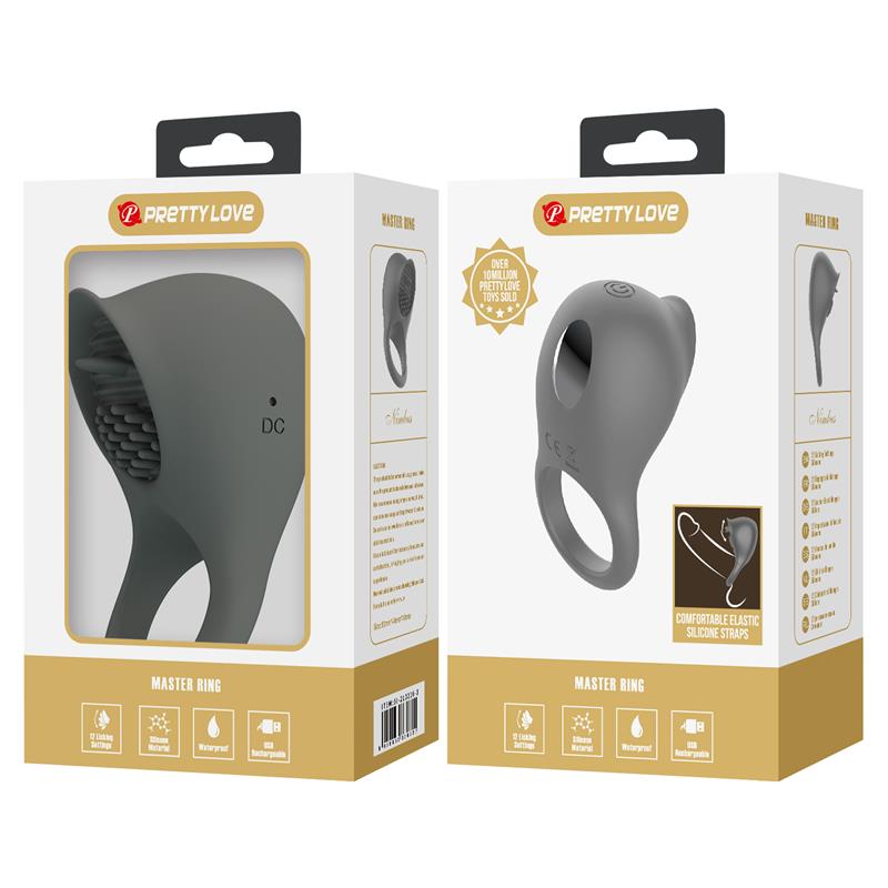 Nimbus Vibrating Cock Ring with Licking Tongue – Image 7