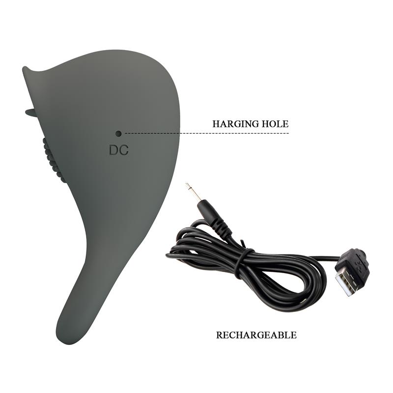 Nimbus Vibrating Cock Ring with Licking Tongue – Image 8