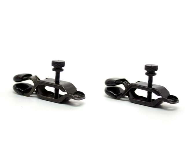 Pinzas para Pezones Metal Ajustable Negro