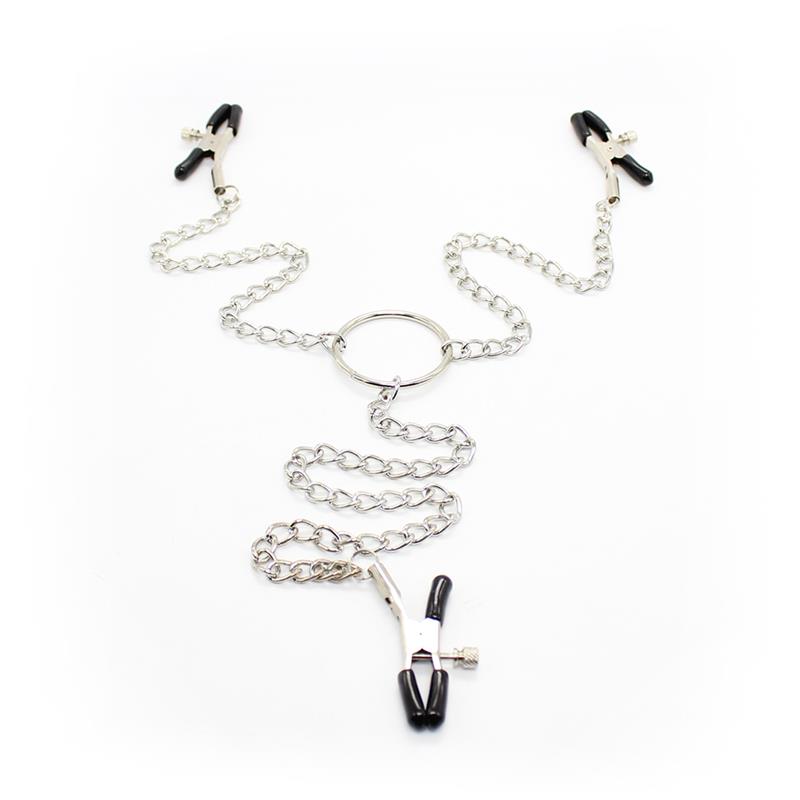 Nipple Clamps and Clit Clamps with Chain Metal – Image 3