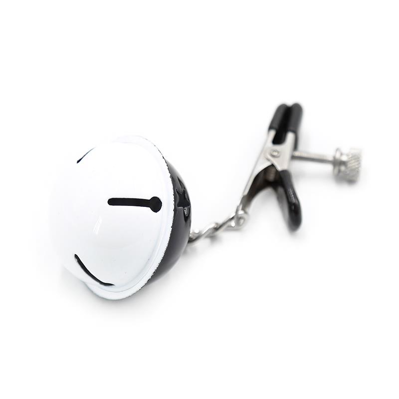 Nipple Clamps with Bell Black/White – Image 5