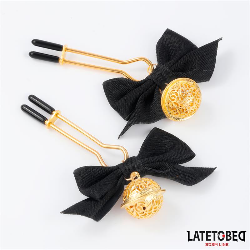 nipple clamps with Bow – Image 5