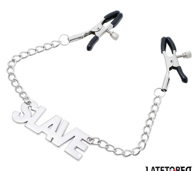 Pinzas para pezones con cadena - Esclava