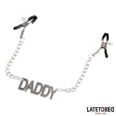 Nipple Clamps with Daddy