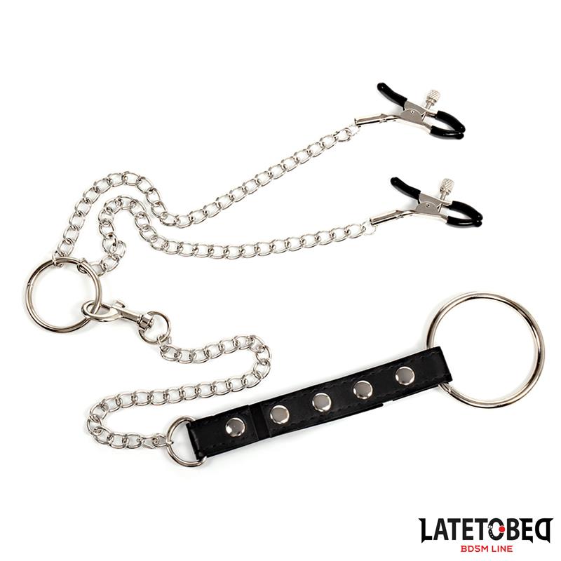 Nipple Clamps With Penis Ring – Image 8