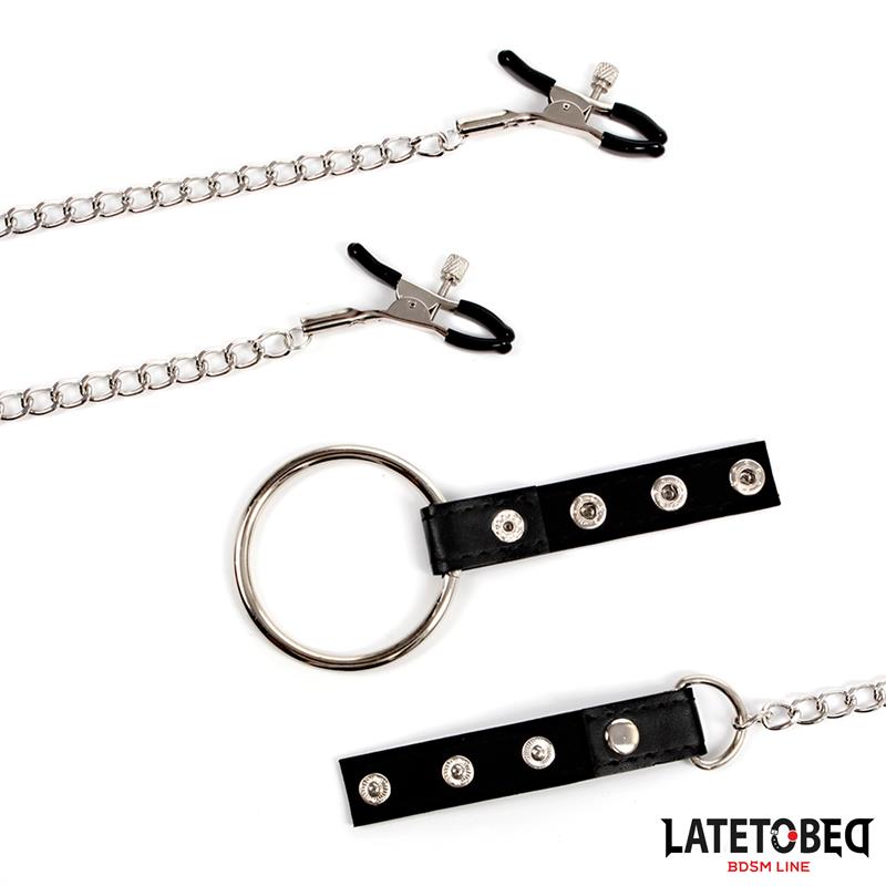 Nipple Clamps With Penis Ring – Image 3