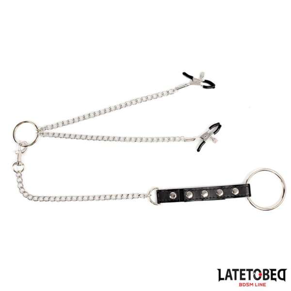 Nipple Clamps With Penis Ring – Image 7