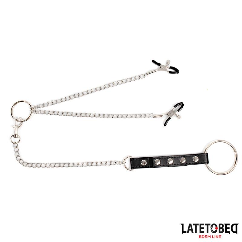 Nipple Clamps With Penis Ring – Image 7