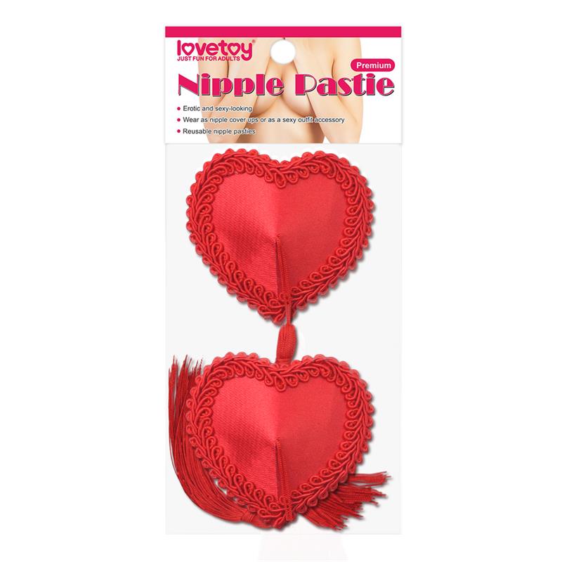Nipple Covers Reusable Heart Red – Image 4