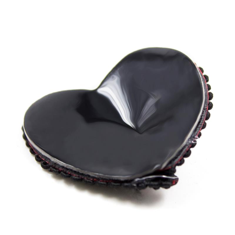 Nipple Covers with Lace Black/Red – Image 4