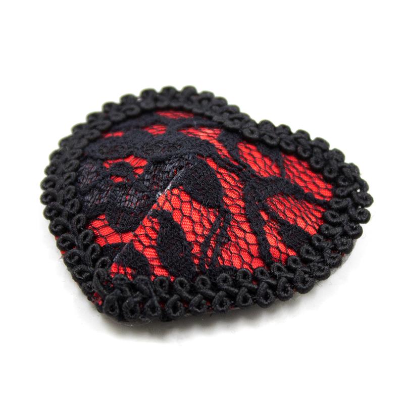 Nipple Covers with Lace Black/Red – Image 5