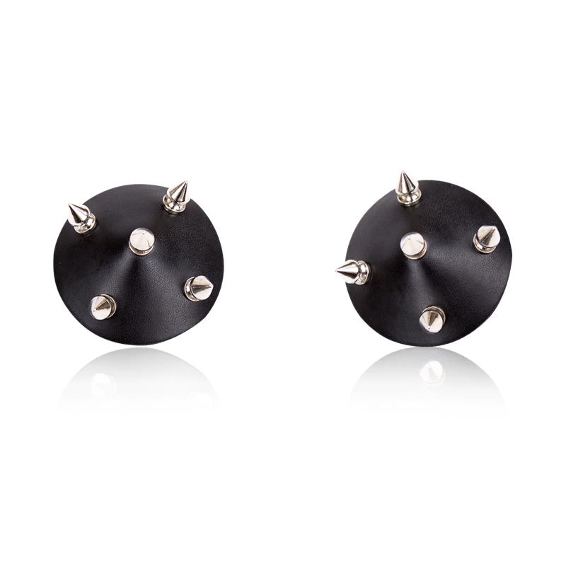 Nipple Covers with Spikes Black – Image 3