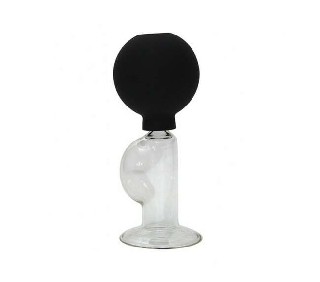 Nipple Pump Black Glass 1 Unit