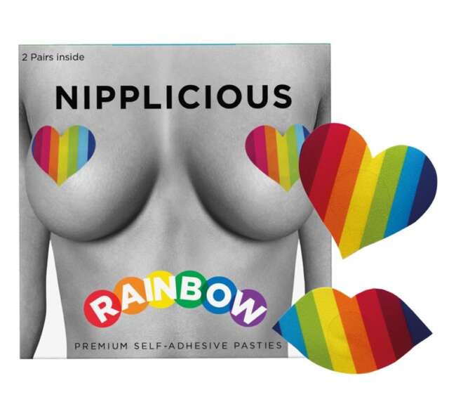 Nipplicious Heart Nipple Covers LGBT