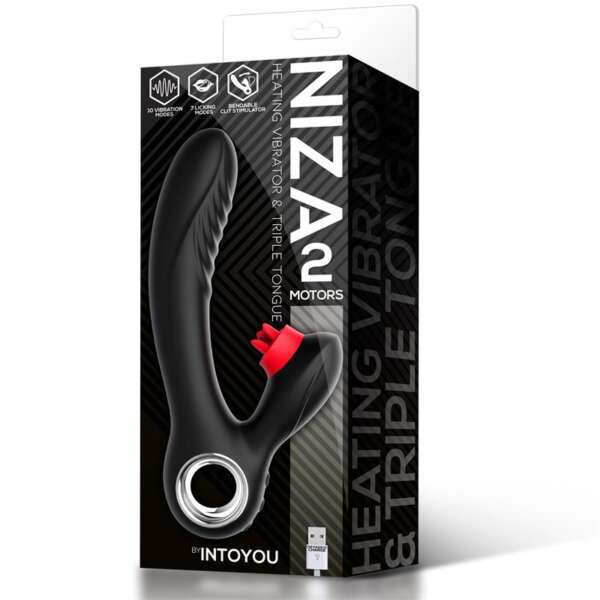 Niza Vibe with Heating and Clitoris Triple Tongue – Image 8