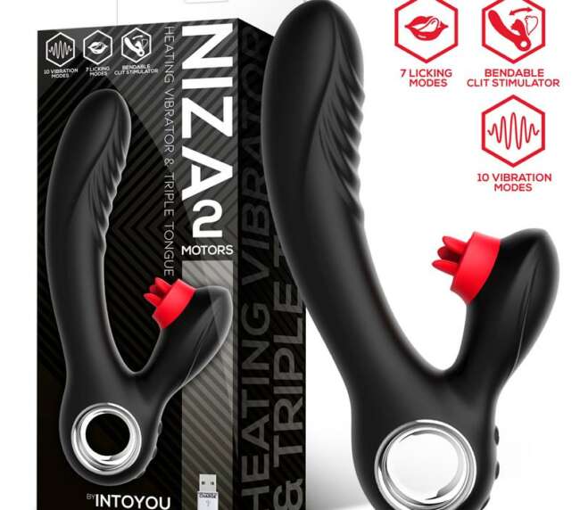 Niza Vibe with Heating and Clitoris Triple Tongue