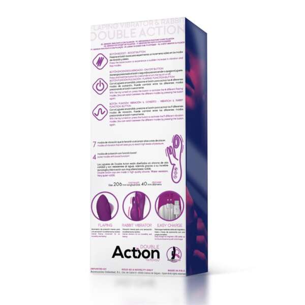 No. Eleven Vibrator with Bunny, G-Spot and Pulse Function Magnetic USB Silicone – Image 6