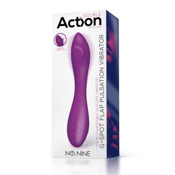 No. Nine G-Spot Vibrator Flap Function Magnetic USB Silicone – Image 4