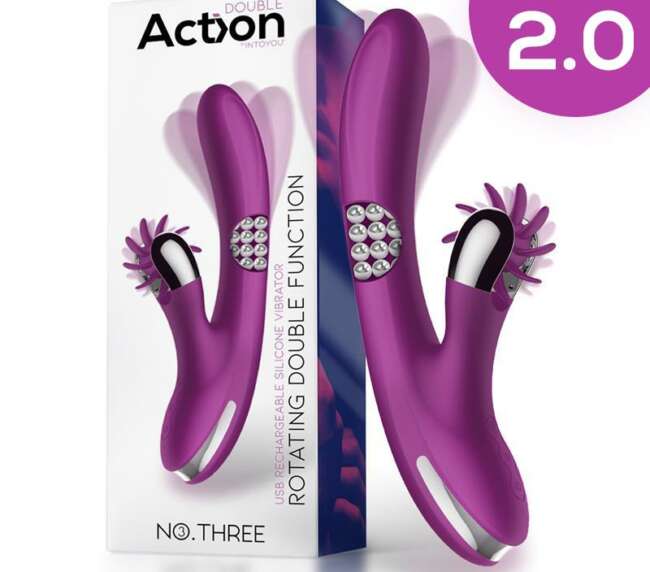 No. Three Rotator with Rotating Balls 360º and Stimulating Wheel