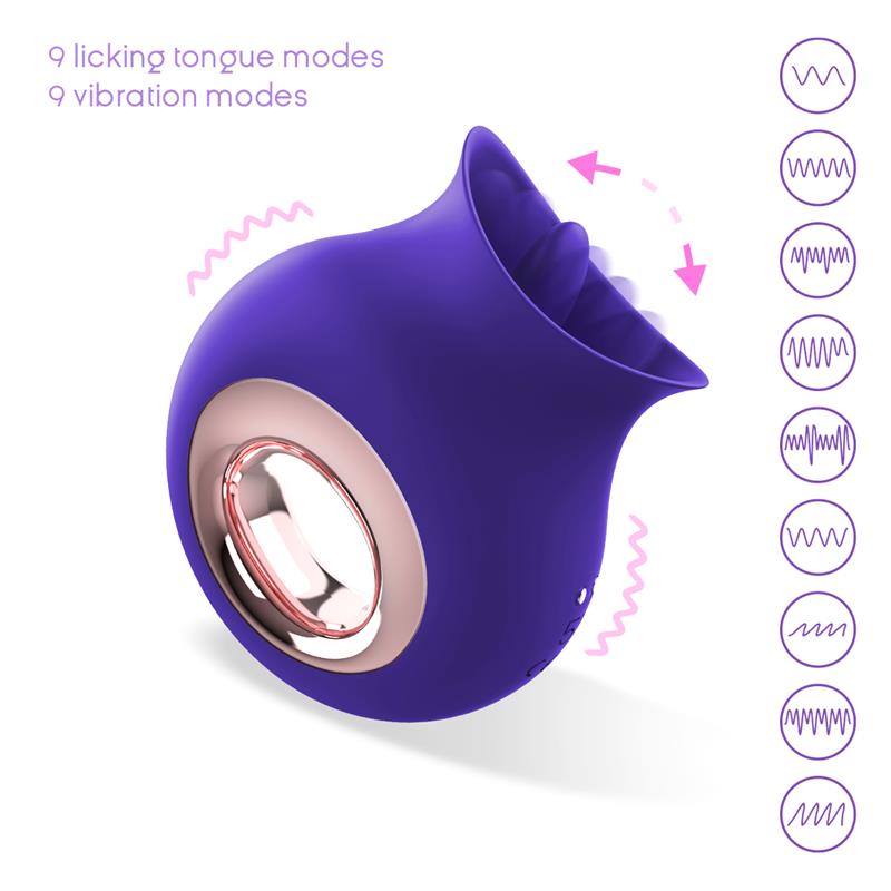 No. TwentyFive Licking Tongue and Vibrator Clitoris Massager – Image 4