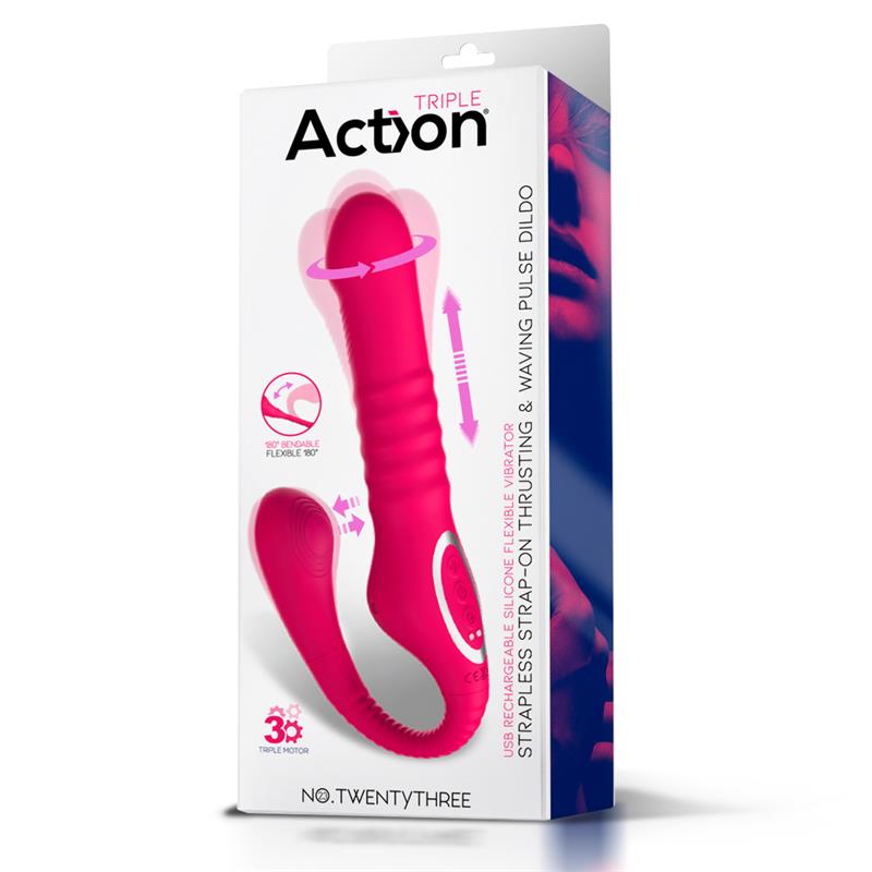 No. TwentyThree Double Vibe Pulsation and Thrusting Flexible 180º – Image 7