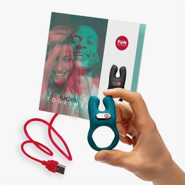 Nos Vibrating Penis Ring Deep Sea Blue – Image 13