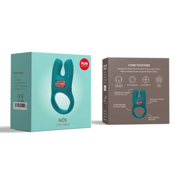 Nos Vibrating Penis Ring Deep Sea Blue – Image 6