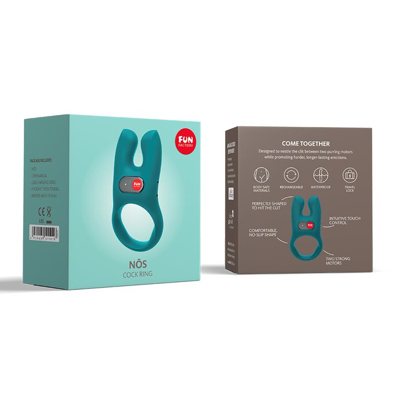 Nos Vibrating Penis Ring Deep Sea Blue – Image 6