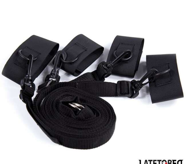 Nylon Velcro Bed Restraints with Plastic Hook