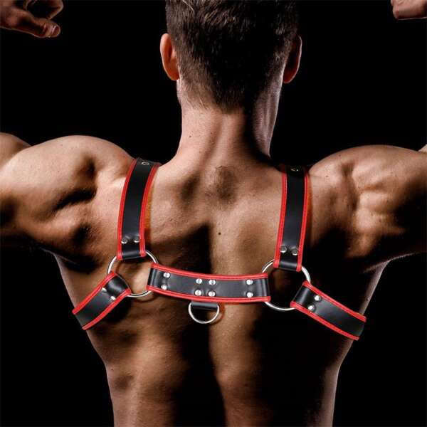 Odiseo Chest Bondage Harness for Men Vegan Leather – Image 3