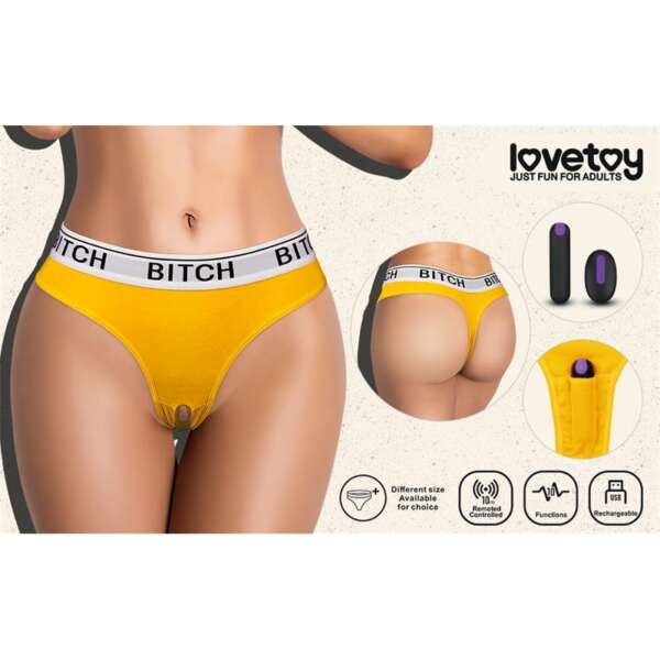 Open Panties with Vibrating Bullet and Remote Control Size M – Image 5