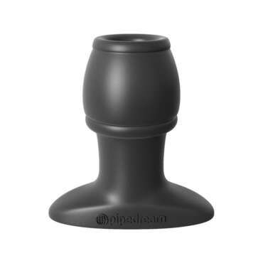 Open Wide Tunnel Butt Plug Black