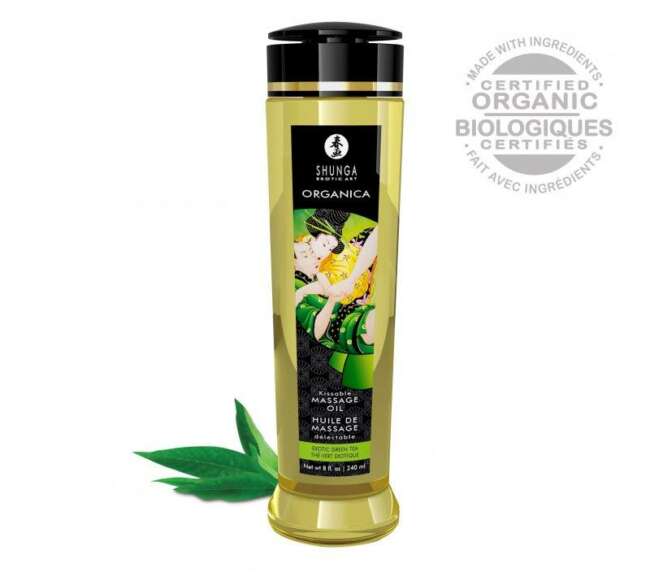Organic Massage Oil Green Tee 240 ml