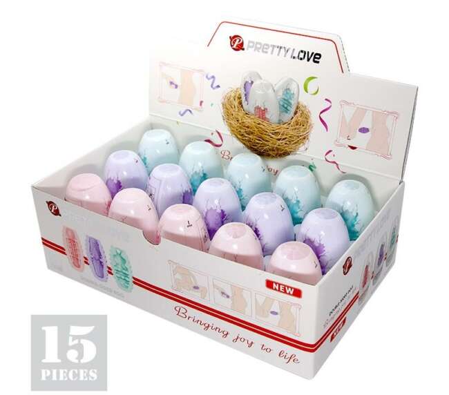 Pack 15 Pieces Double Sided Masturbator Egg