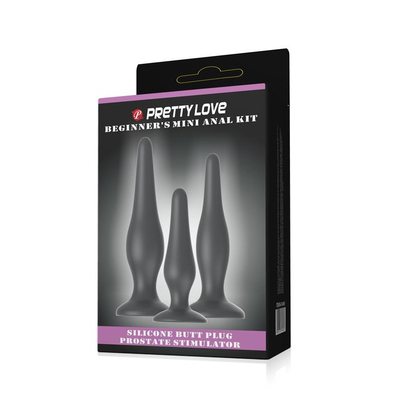 Pack 3 Butt Plug Mini Anal Kit – Image 4