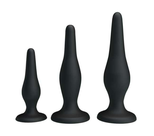 Pack 3 Butt Plug Mini Anal Kit