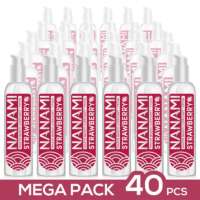 Pack de 40 Water Based Lubricant Strawberry 150 ml