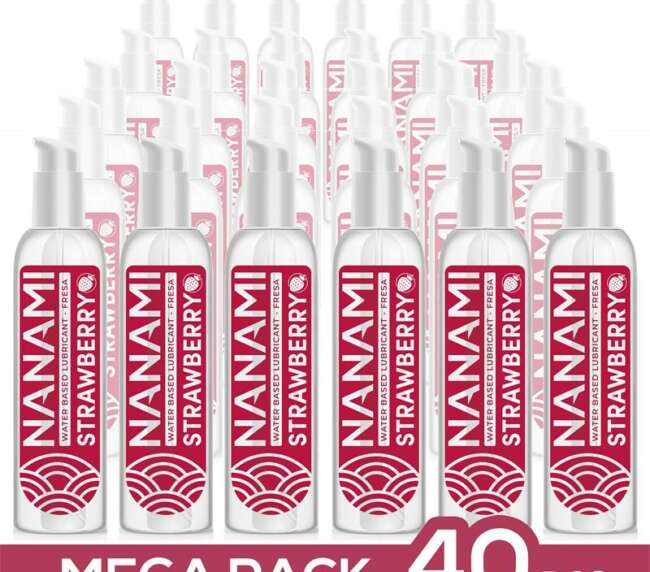 Pack de 40 Water Based Lubricant Strawberry 150 ml