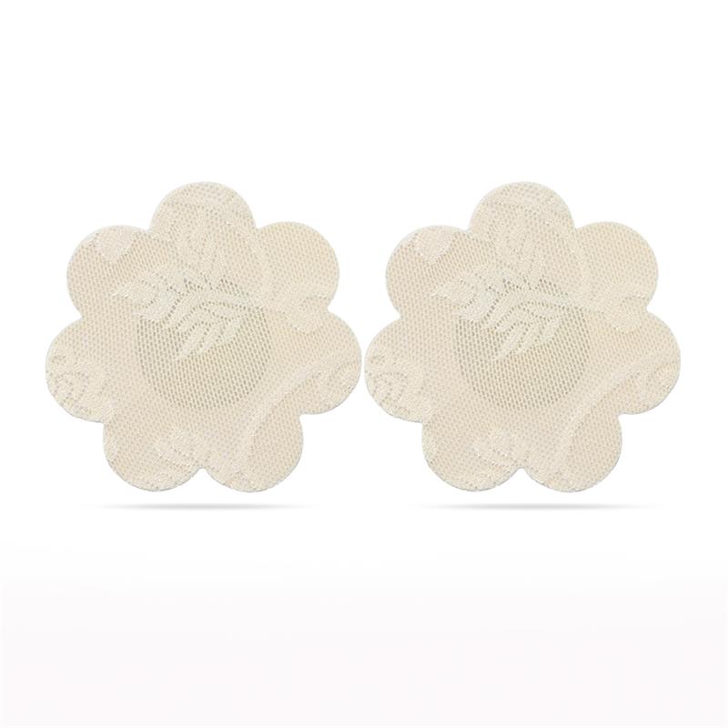 Pack Nipple Covers Flower and Heart Beige – Image 4
