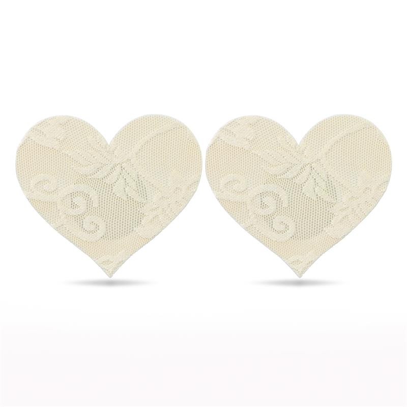 Pack Nipple Covers Flower and Heart Beige – Image 5