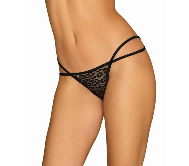 Pantheria Thong With Chains