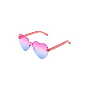 Party Heart-Shaped Glasses Pink